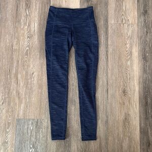 Athleta Navy Blue Heather Leggings